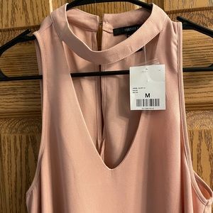 NWT Forever 21 keyhole mauve dress size m perfect for 70s Halloween costume